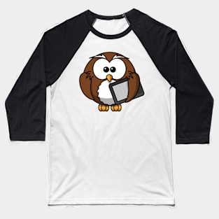 Smart Owl Experience the Technology World Baseball T-Shirt